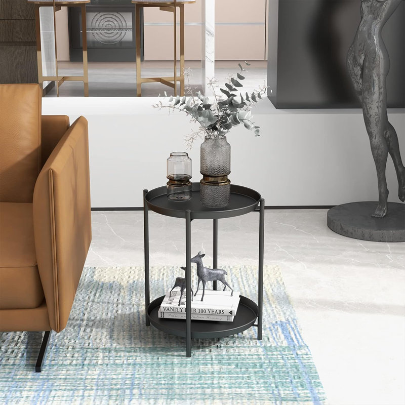  Side Table, Black