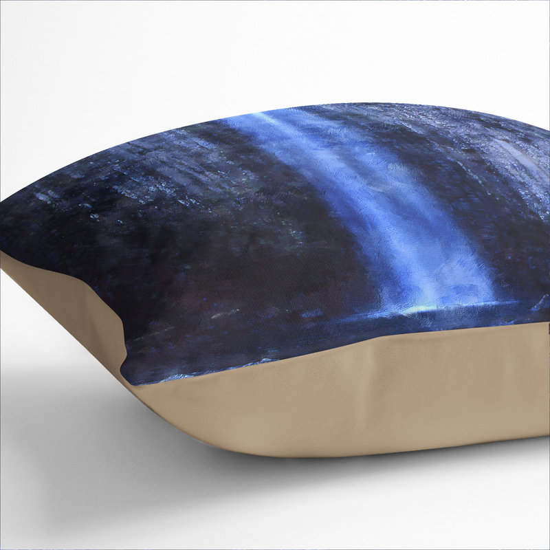 Waterfall at Dusk Scatter Cushion, 55cm H x 55cm W x 20cm D, Stone