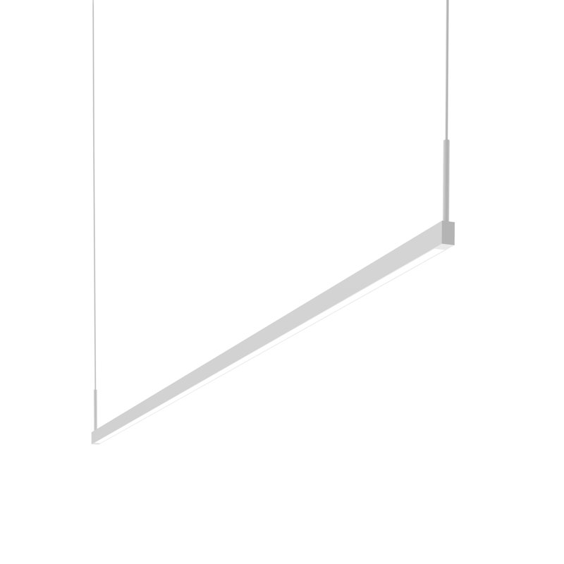 Thin-Line™ 2 - Light LED Pendant, Satin Black, 2700K, 5" H x 48" W x 0.75" D