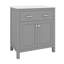 Ensemble de meuble-lavabo autoportant de 30 pouces avec lavabo simple avec tiroirs, une armoire et un tiroir basculant-1478727468-1478727471