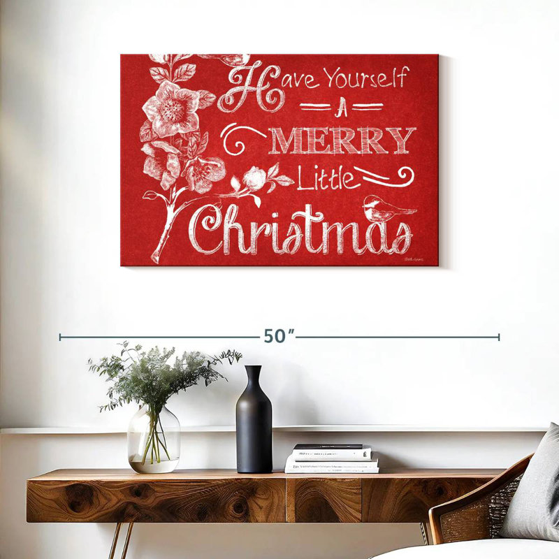 Tableau noir «Merry Christmas» - rouge, H 24 po x l 36 po