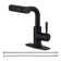 Single Handle Pull Out Kitchen Faucet With Unique 90° Swivel Sprayer Head In Three Function Modes