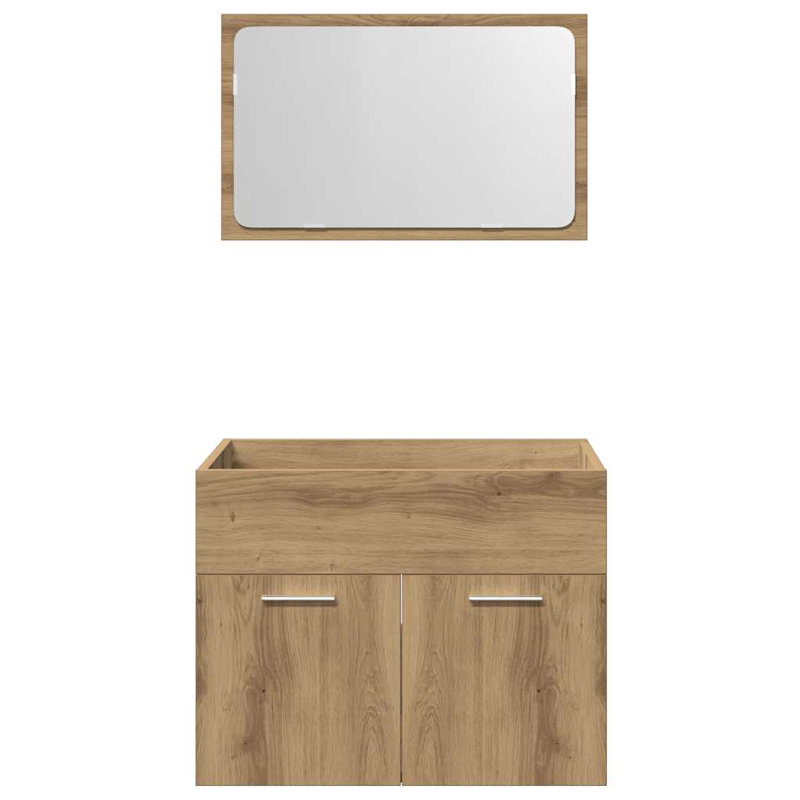 Bathroom Suite, Light Wood