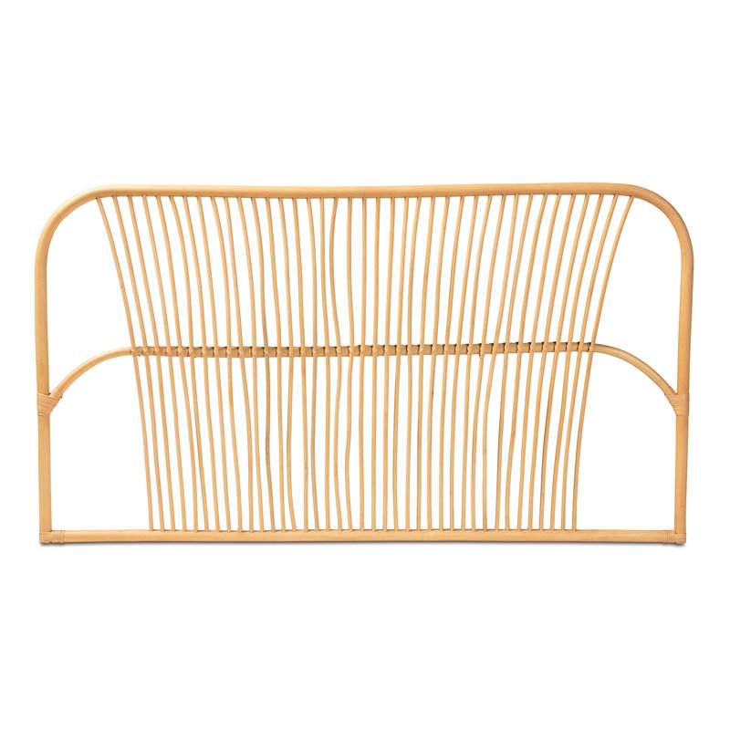 Natural Rattan Queen Size Wall-Mount Headboard