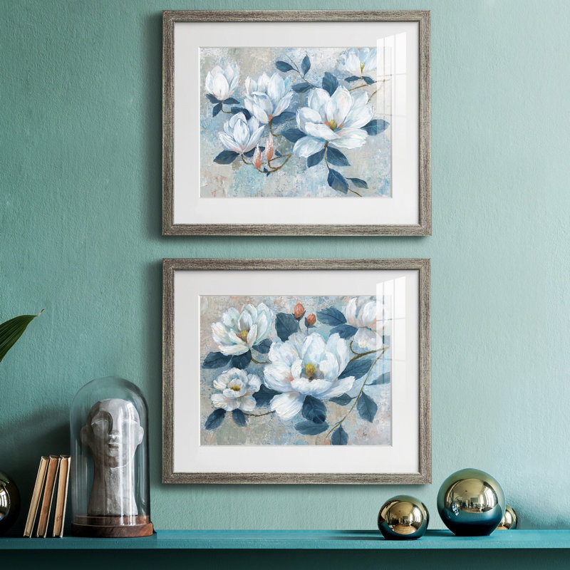Printemps fleuri I - reproduction encadrée de qualité supérieure - prêt à être suspendu