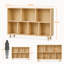 Rangement pour chaussures 45,4 "avec 6 cubes ouverts et armoire à chaussures