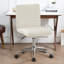 Chaise de bureau pivotante en similicuir-1036810701-1036809171