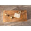 Table basse rectangulaire en bois massif de 47,3 po avec relief géométrique 3D, pour espaces décontractés chics, facile à assembler avec un relief fabriqué à la main, style de vie rustique idéal