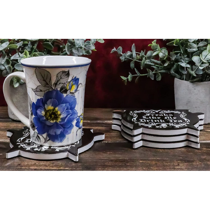 Ceramic 4 Piece Coaster Set