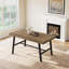 Table de salle à manger rectangulaire pour la cuisine, 55 po, 2 à 4 places, structure en métal, utilisation en appartement-519833288