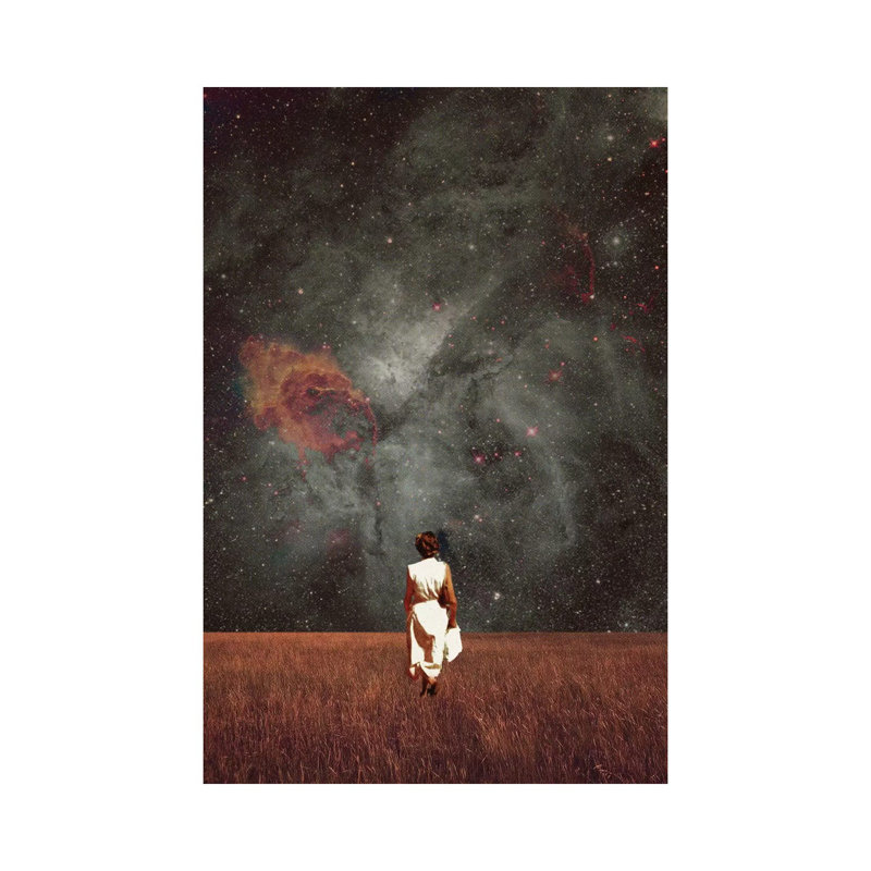 «Follow me» par Frank Moth, impression sur toile tendue, H 26 po x l 18 po x 1,5 po