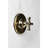 Kingston Brass Single-Handle Wall Mount Three-Way Diverter Valve with Trim Kit-39249426