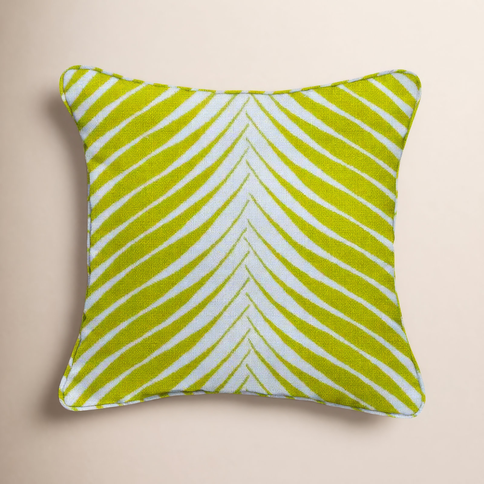Annaya Sunbrella® Throw Pillow, Green, 20" x 20"
