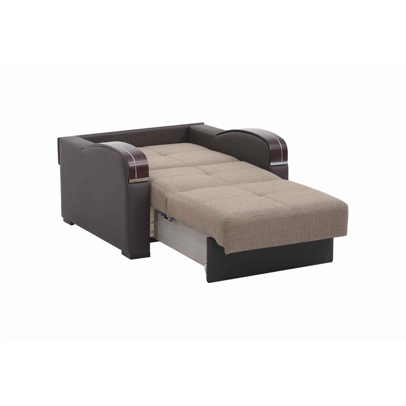 Fauteuil convertible avec rangement PrimeNest SlumberCore, parfait pour les petits espaces et une utilisation multifonctionnelle