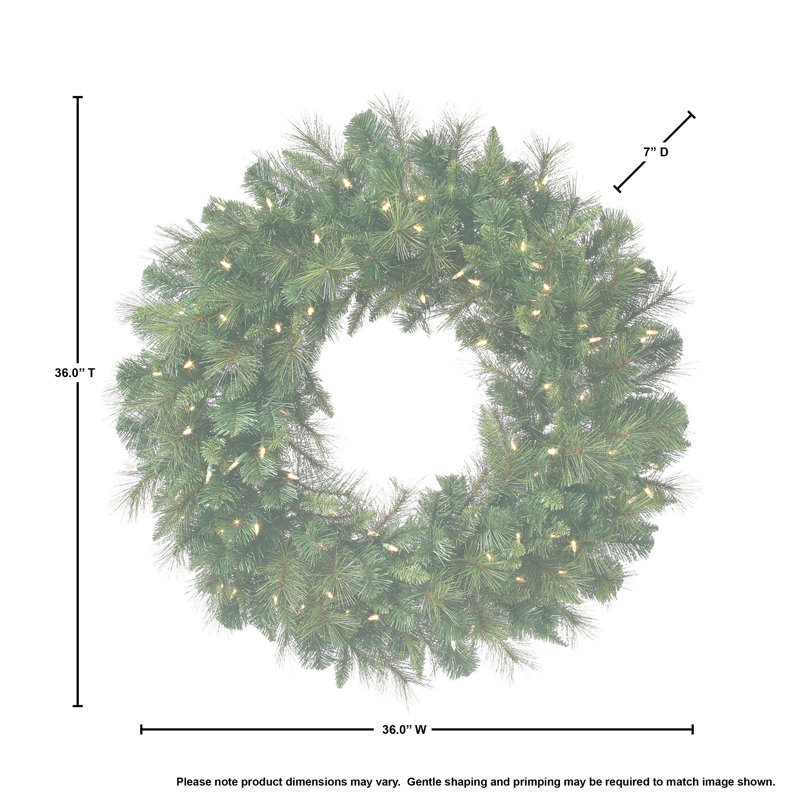 36" LED Mix Belgium Wreath
