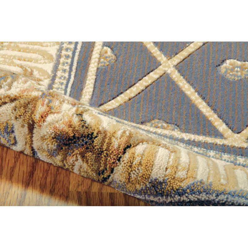 Wiens Wool Geometric Indoor Rug, Rectangle 9'6" x 13'