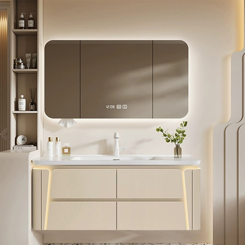Simple light luxury bathroom cabinet