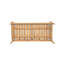 Causeuse d'extérieur en bois d'acacia