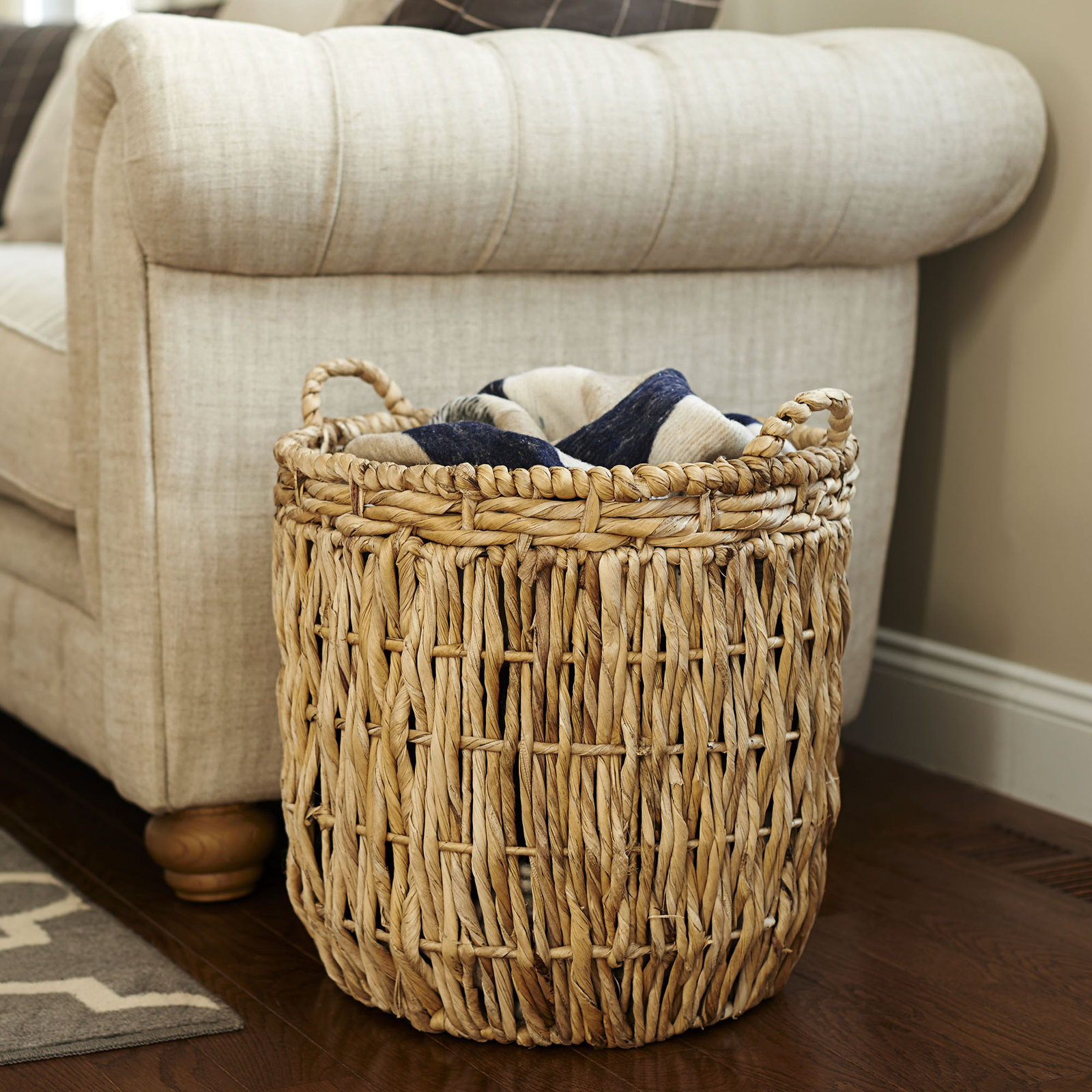 Artyom Handwoven Storage Bin, Natural