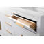 Maddison 60.25'' Free Standing Double Bathroom Vanity with Engineered Stone Top-539678327