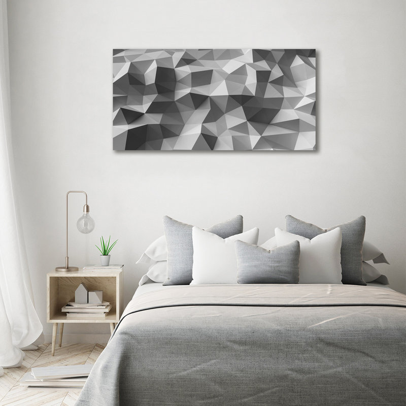 Abstraction Triangles - Wrapped Canvas Print