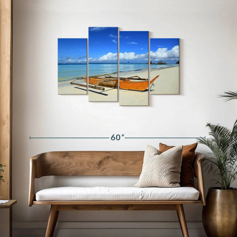 Bateau Meig Boracay Island Outrigger, H 27 po x l 43 po