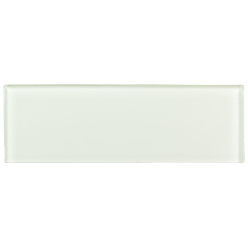 Enchant-Elle 4 po x 12 po Carreau de sol et mur en verre poli Subway, Fabu