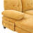 U-Shaped Sectional Sofa 103.5" Chenille Fabric Couch With Dual Chaise Lounges, Storage Pockets And Armrest Pillows For Living Room, Yellow-2082886985