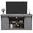 Ben Tv Stand For Tvs Up To 65" With Double Sliding Barn Doors And Storage Cabinets-655923009