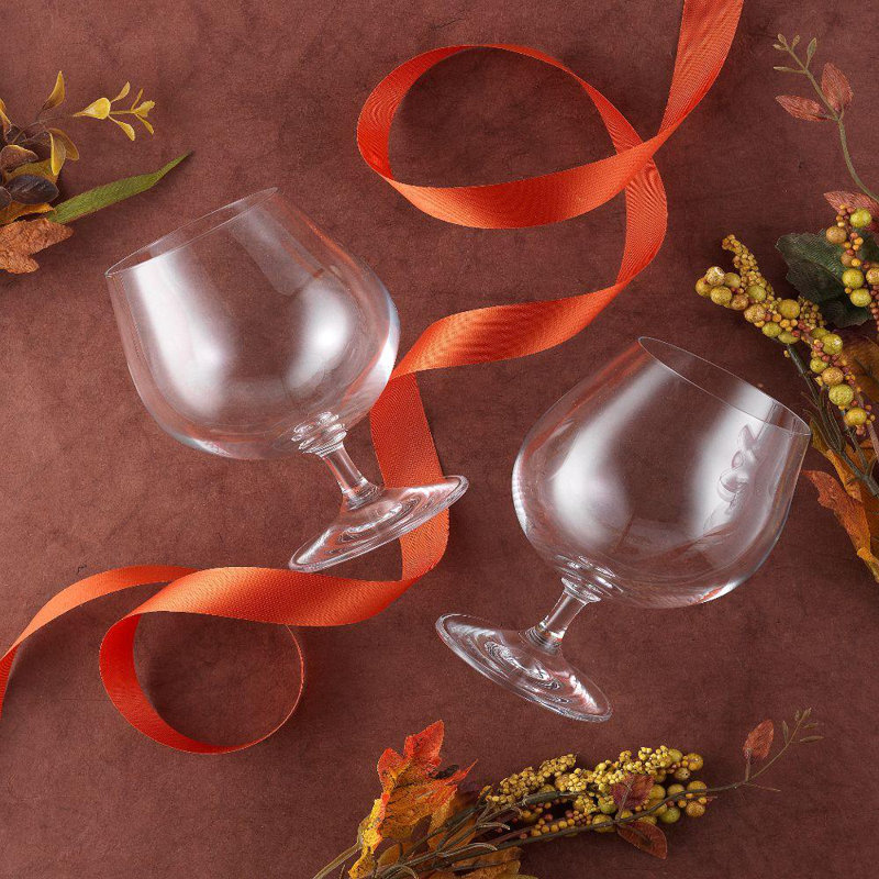 JoyJolt Cask Brandy Glasses, 13.5oz