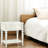 Lalo 1-Drawer Nightstand in Ivory