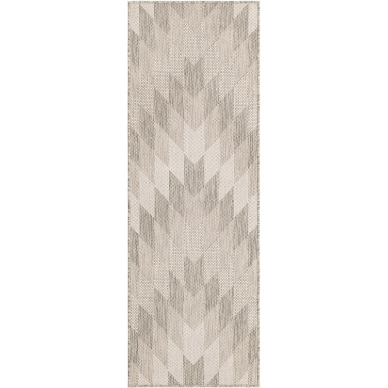 Aucun tapis gris Nykeia, Tapis de couloir 2 pi x 6 pi 1 po