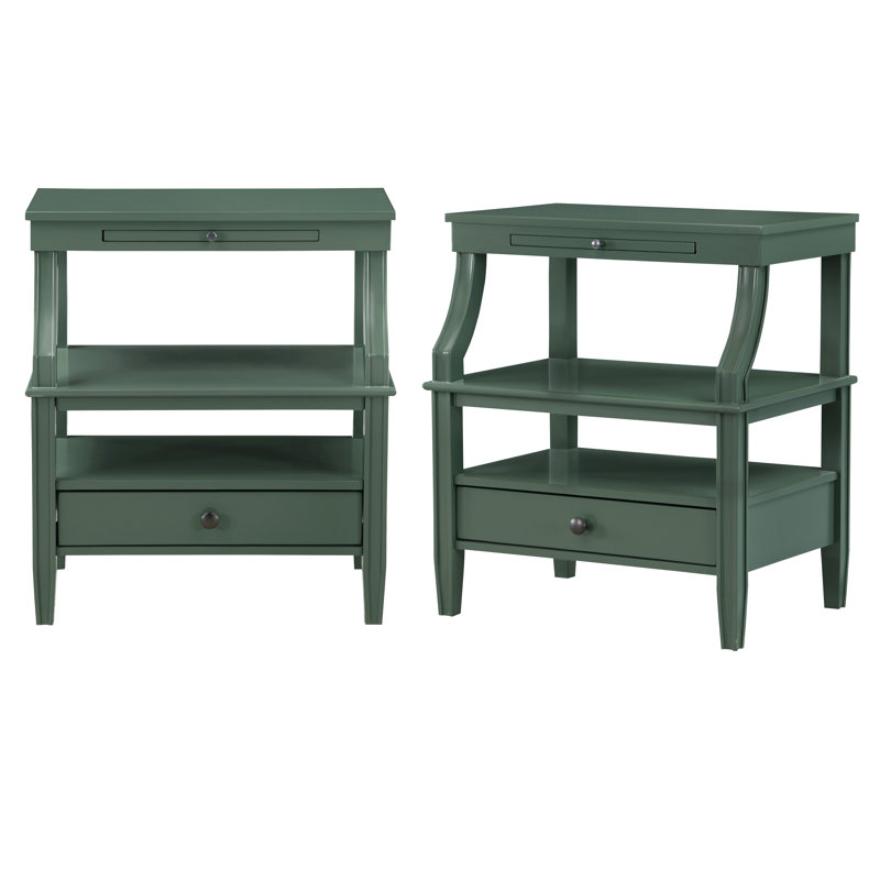 Arnita 23.75'' W Nightstand, Green
