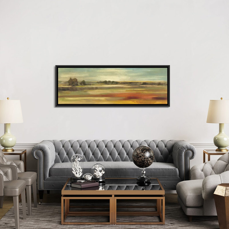 «Emerald Meadows» par Silvia Vassileva, reproduction d'art panoramique sur toile, H 20 po x l 60 po x P 1,5 po