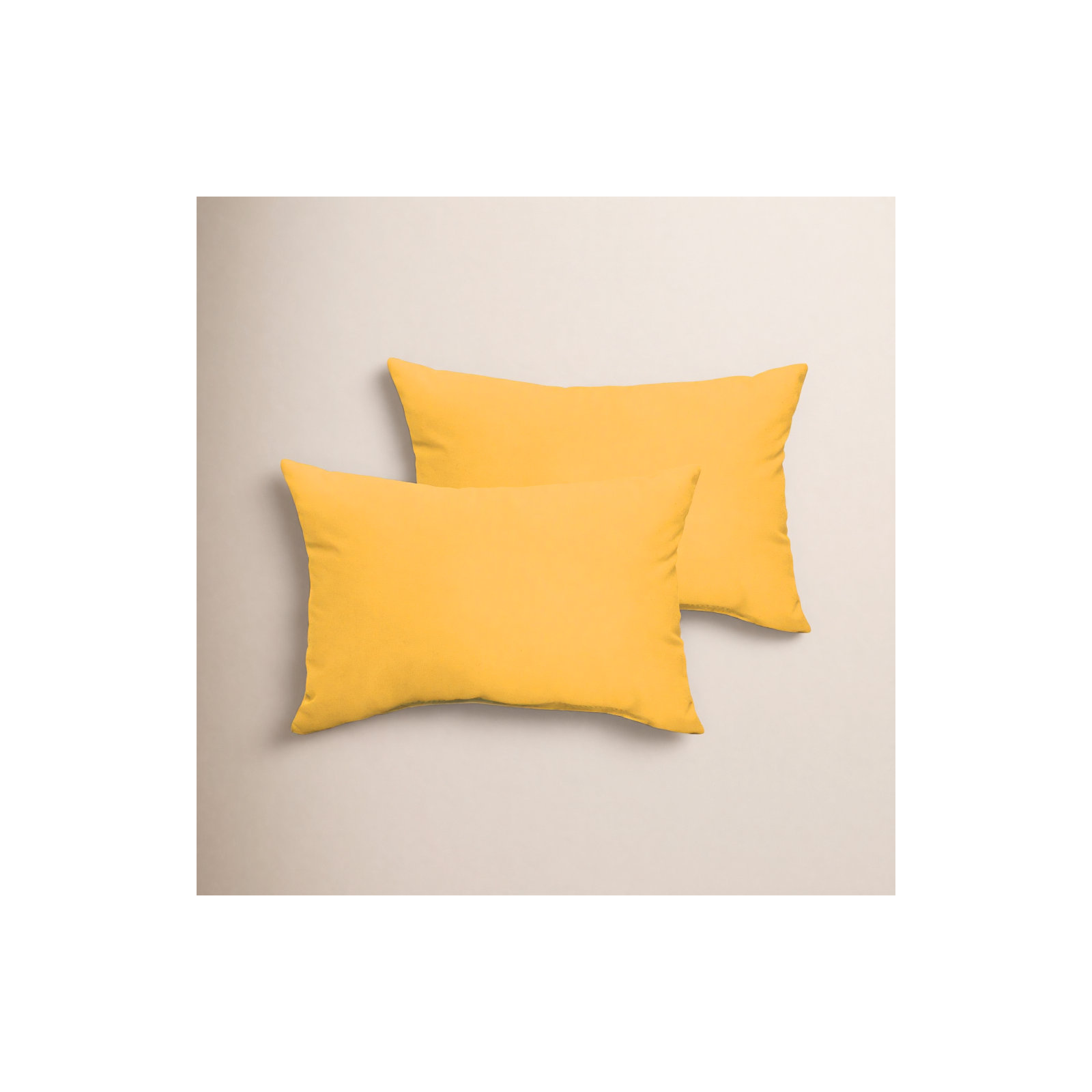 Almeda Indoor/Outdoor Lumbar Throw Pillow, Fresco Daffodil, 14" x 24"