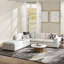 Canapé modulaire surdimensionné en forme de L de 114 po avec housse de coussin amovible Cioffi-173352440