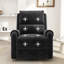 Fauteuils inclinables multifonctionnels en chenille noire pour le salon moderne et la chambre de bébé