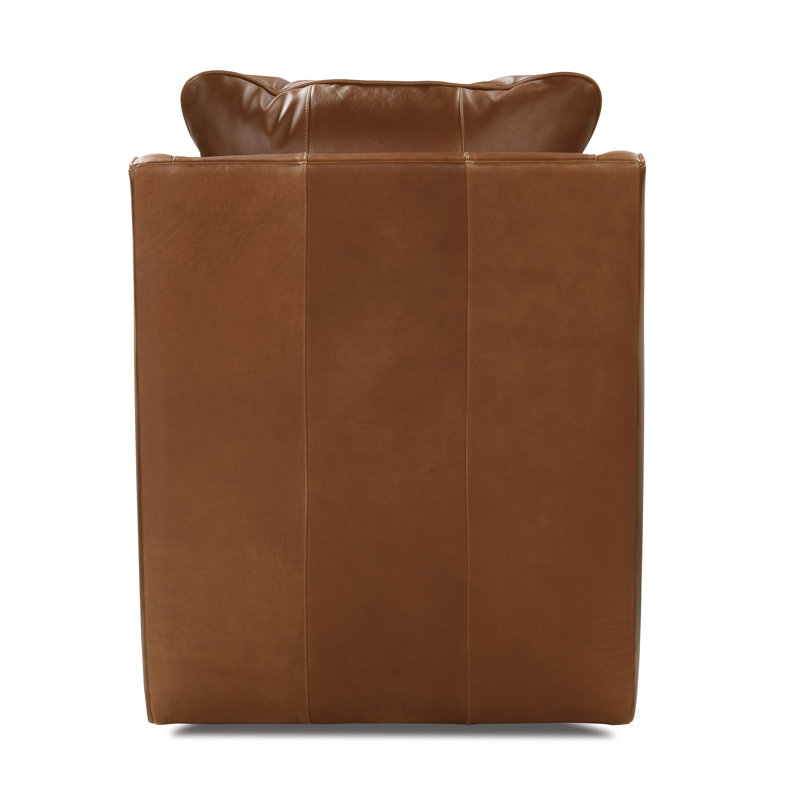 Kori Leather Swivel Recliner