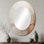 Miroir mural beige et brun Fusion - Beige et brun-608396327
