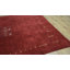 Tapis rectangulaires en laine tissée à la main Paisleigh - Rectangle | Tapis rouge antidérapant fait à la main de couleur rouge, de conception moderne et contemporaine pour le salon-398634818
