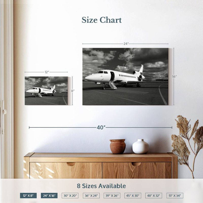 Jet privé Mehar, H 16 po x l 24 po