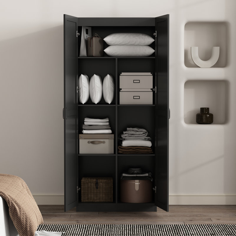 Armoire de rangement Hopkins, Noir