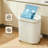 Motion Sensor Bathroom Trash Can with Lid, Automatic Small Trash Bin,2 Gallon-135355482
