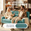 Canapé 47 po Mid-Century-129187530
