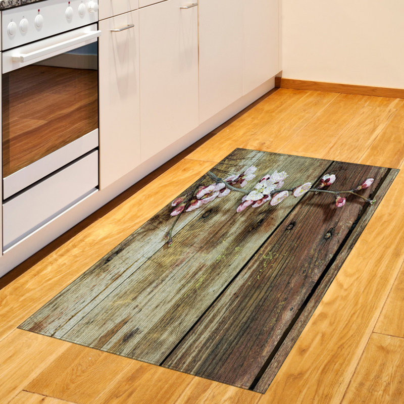 Brown Area Rug, Rectangle 4' x 5'8"