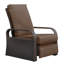 Fauteuil inclinable d'extérieur en rotin de 31,5 po de largeur avec coussin-446415217-446415218