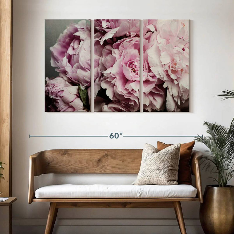 Harnek pivoines à gogo, H 32 po x l 50 po