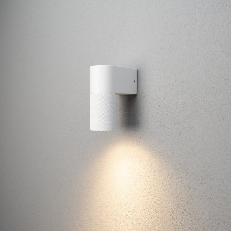 Temi 1 Down Outdoor Wall Light, White