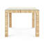 Valentina Square Glass Dining Table