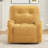 Modern Chenille Swivel Rocking Yellow Recliner-591923568